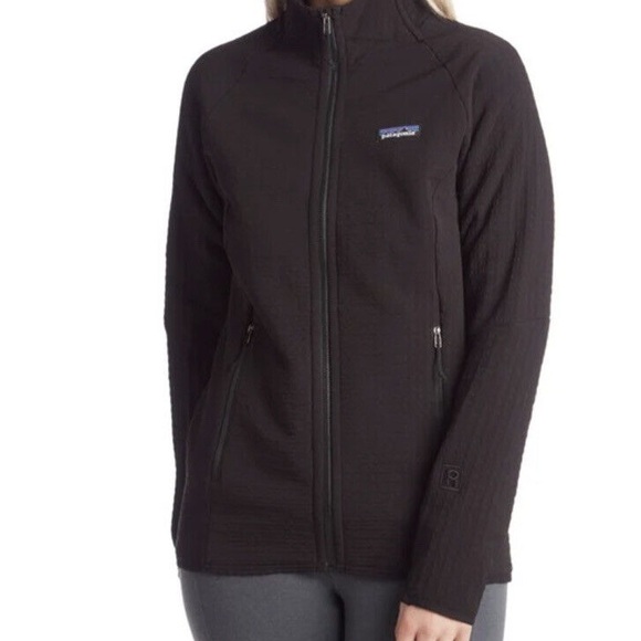 Patagonia Womens Black R2 Techface Full Zip Jacket M Outdoors Hiking Performance - Picture 12 of 14